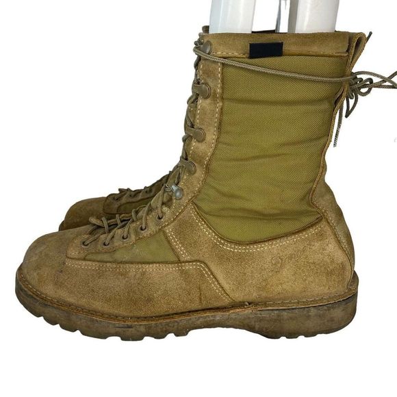Danner Desert Acadia Boots 12 US WIDE EE 10" NO GTX Tan Combat 26000 Vibram Sole - Picture 4 of 9